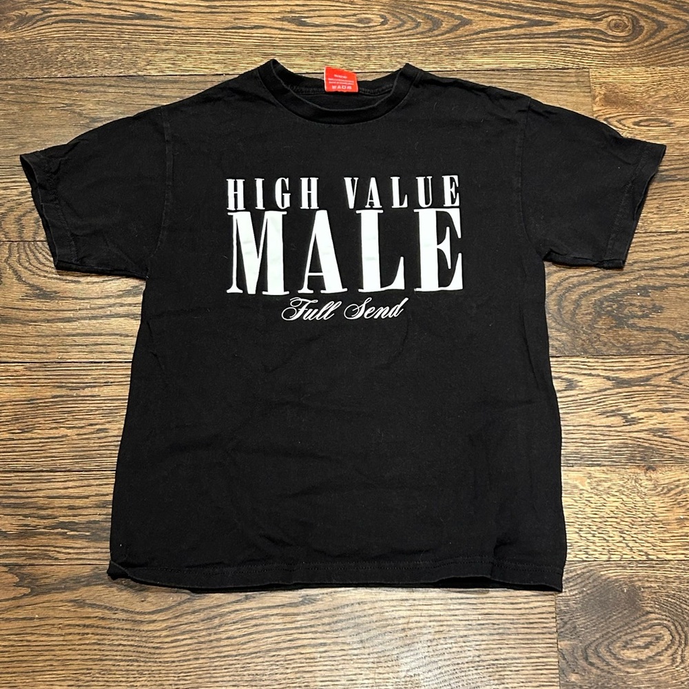 Full Send High Value Male Black T-Shirt
